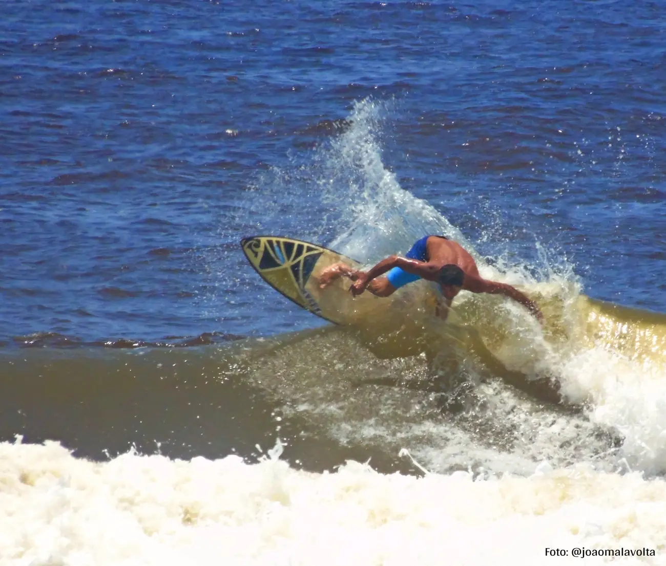 Cutback na ondulação do rio